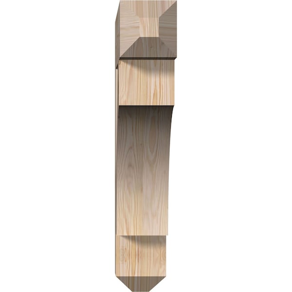 Westlake Craftsman Smooth Bracket, Douglas Fir, 5 1/2W X 30D X 30H